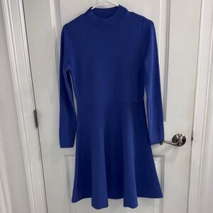 Elegant Purple Long Sleeve Dress